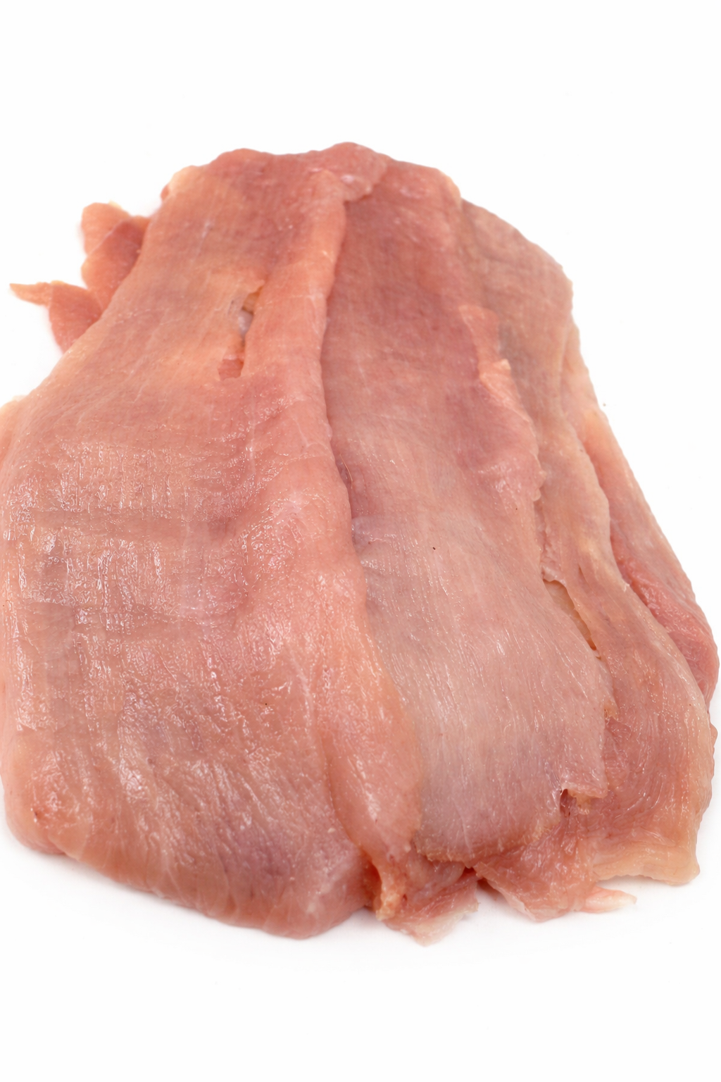 Bistec de puerco delgado.