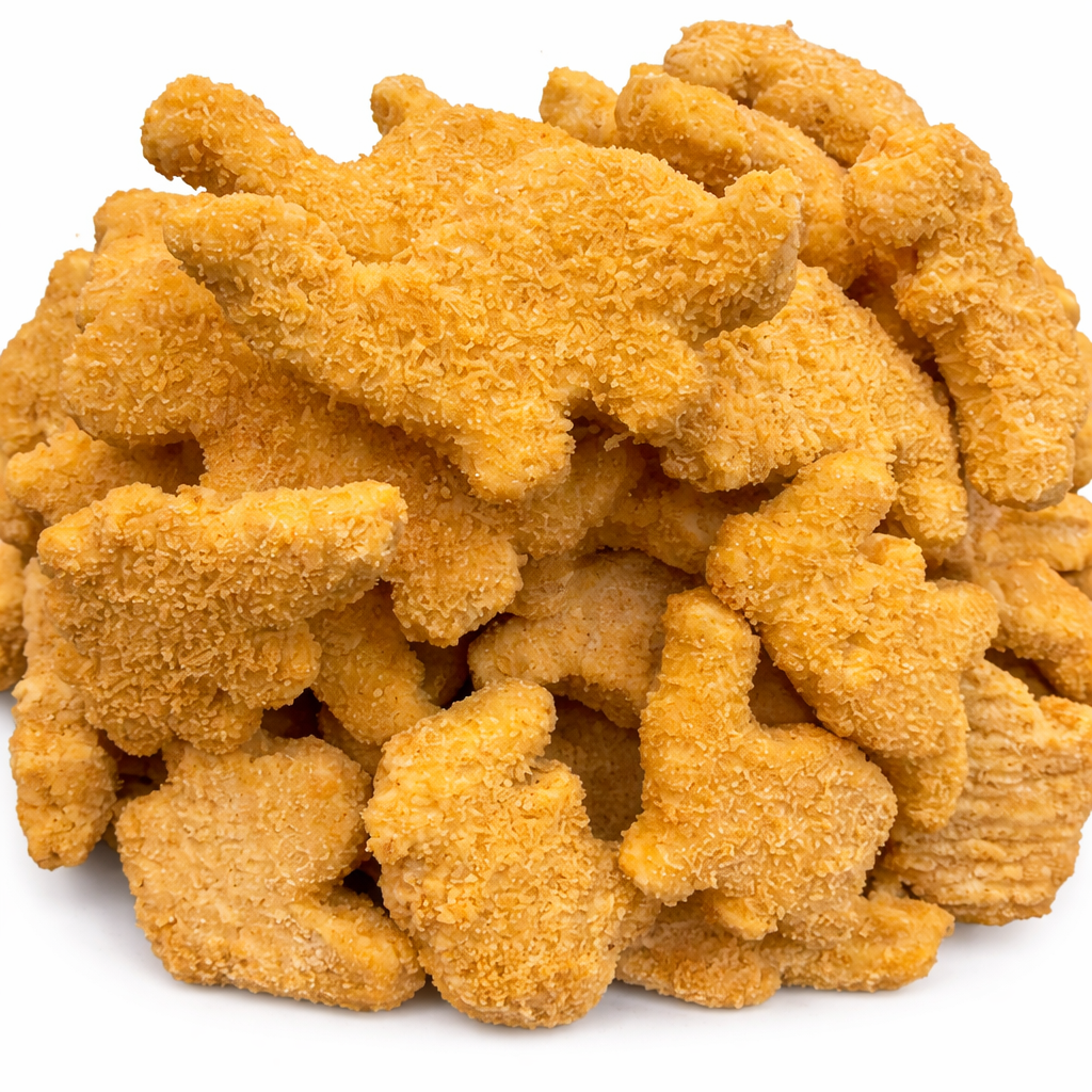 Nugget de pollo tipo dinosaurio